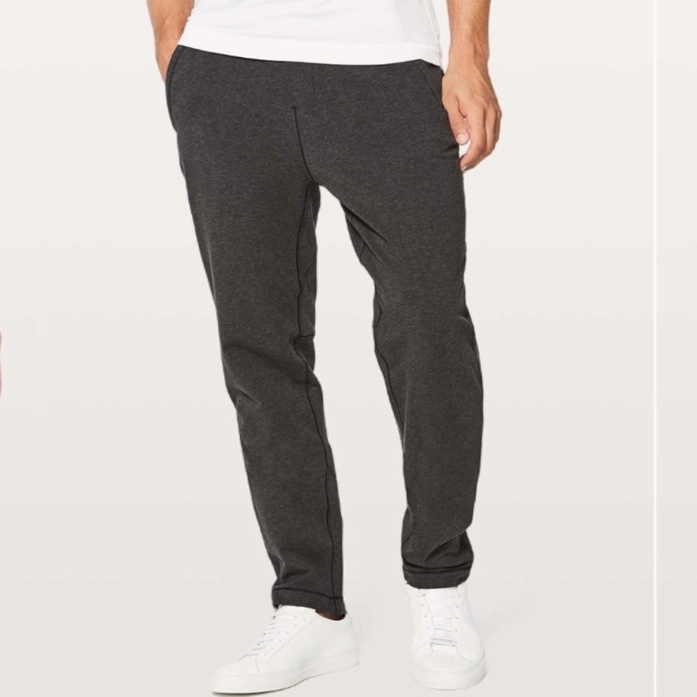 Lululemon Pants Mens Medium Gray Cross Cut Jogger Casual Lounge Sport Sweatpants
